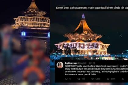 Rimas Muzik Bingit DJ Tiktok Di Waterfront Kuching, Netizen Minta Pihak Berkuasa 'Turun Padang'