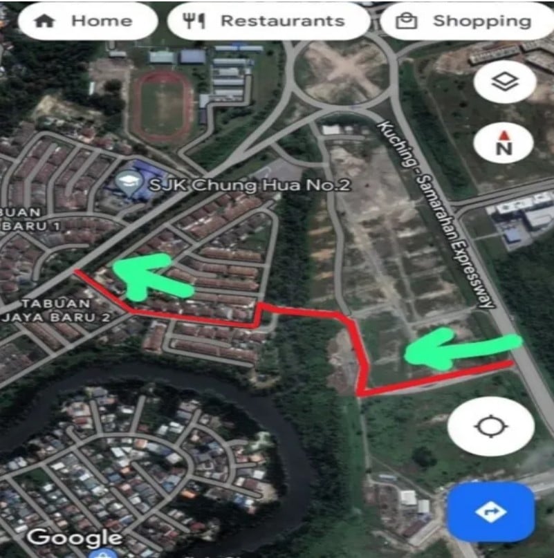 Elak Jalan Sesak Di Kuching-Samarahan, Laluan Pintas Sementara Di Jalan Stutong Dibuka Esok
