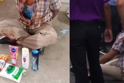 Tular Seorang Lelaki Di Sabah Dibelasah Kerana Mencuri Barang Keperluan, Raih Simpati Netizen