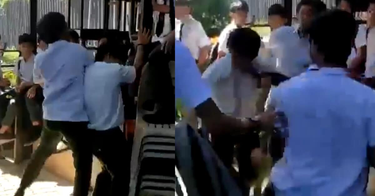 [VIDEO] Seorang Pelajar Di Kota Kinabalu Dibelasah Ramai-Ramai, Netizen Gesa Tindakan Dibuat
