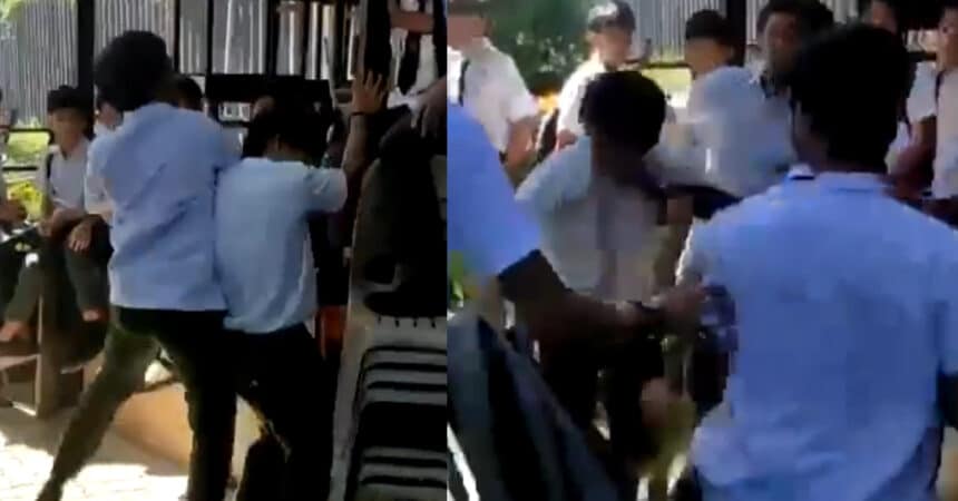 [VIDEO] Seorang Pelajar Di Kota Kinabalu Dibelasah Ramai-Ramai, Netizen Gesa Tindakan Dibuat