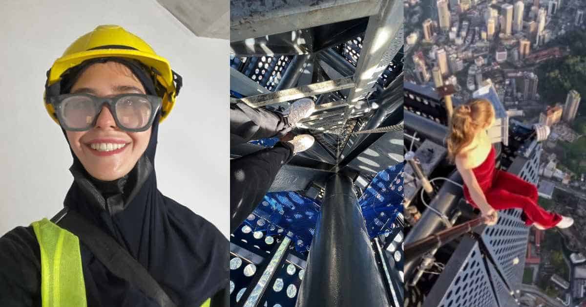 Jatuh Cinta Dengan Menara Merdeka 118, Wanita Ini Cerita Cara Ceroboh Mendaki Ke Atas