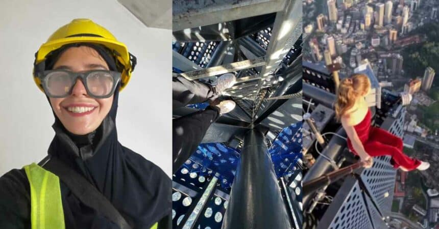 Jatuh Cinta Dengan Menara Merdeka 118, Wanita Ini Cerita Cara Ceroboh Mendaki Ke Atas
