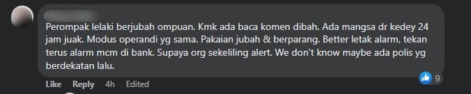Rompak Kedai 24 Jam Di Matang, Perompak Berjubah Bersenjatakan Parang Sempat Dirakam CCTV