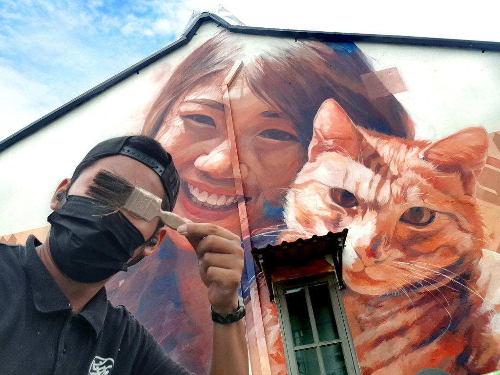 Mural Hasil Leonard Siaw 'I Heart Kuching' Dicalonkan Untuk Anugerah Street Art Cities Best Of 2022