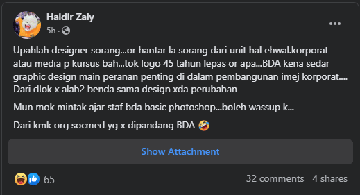 Lagi Sekali Poster BDA Jadi Bahan Jenaka Netizen, Ramai Tawar Diri Jadi Pereka Grafik