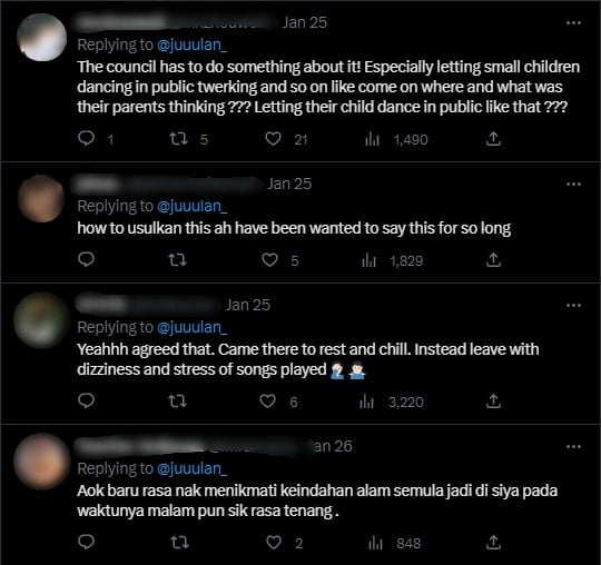 Rimas Muzik Bingit DJ Tiktok Di Waterfront Kuching, Netizen Minta Pihak Berkuasa 'Turun Padang'
