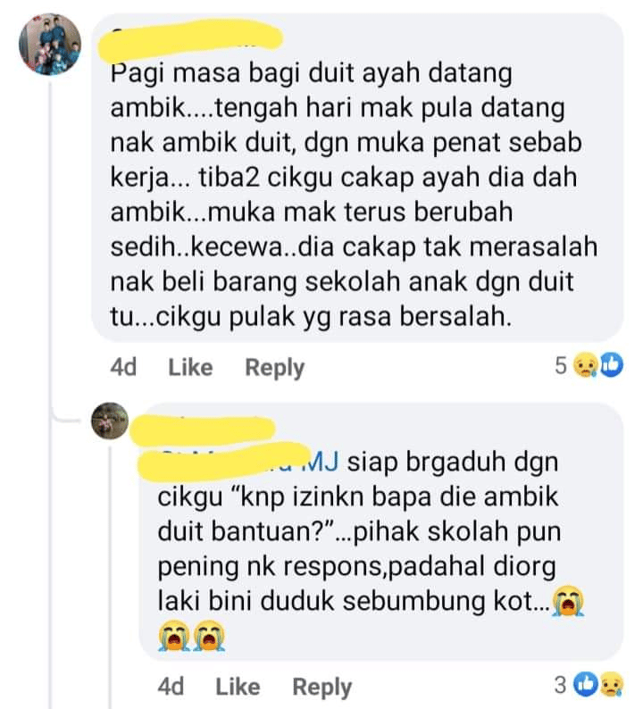 Lelaki Ini Kongsi Kisah Sedih Ibu Bapa Ambil Kesempatan Atas Wang Bantuan Anak Sendiri
