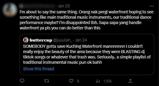 Rimas Muzik Bingit DJ Tiktok Di Waterfront Kuching, Netizen Minta Pihak Berkuasa 'Turun Padang'