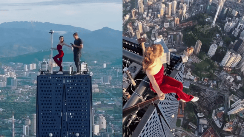 Jatuh Cinta Dengan Menara Merdeka 118, Wanita Ini Cerita Cara Ceroboh Mendaki Ke Atas
