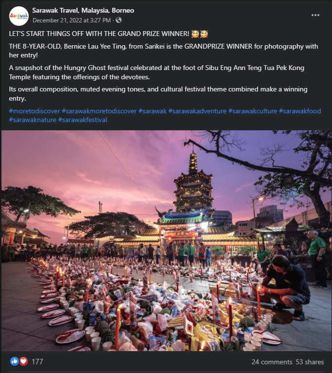 Pemenang Pertandingan Fotografi 'Hidden Gems Sarawak' Ditarik Balik, STB Bakal Umum Pemenang Baharu