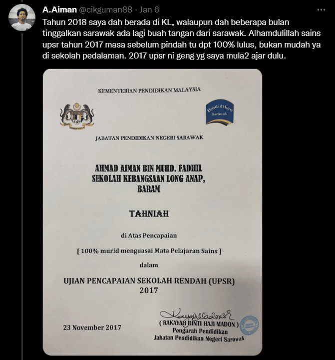 Dapat Posting Ke Baram, Cikgu Ini Ceritakan Pengalaman Mengajar Di Pedalaman Sarawak