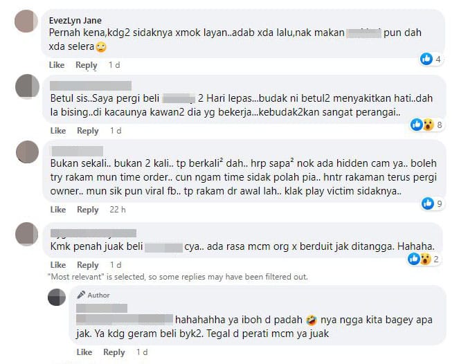Dilayan Biadap Oleh Pekerja Sebuah Outlet Pastri Di Miri, Wanita Luah Kekecewaan Di Media Sosial