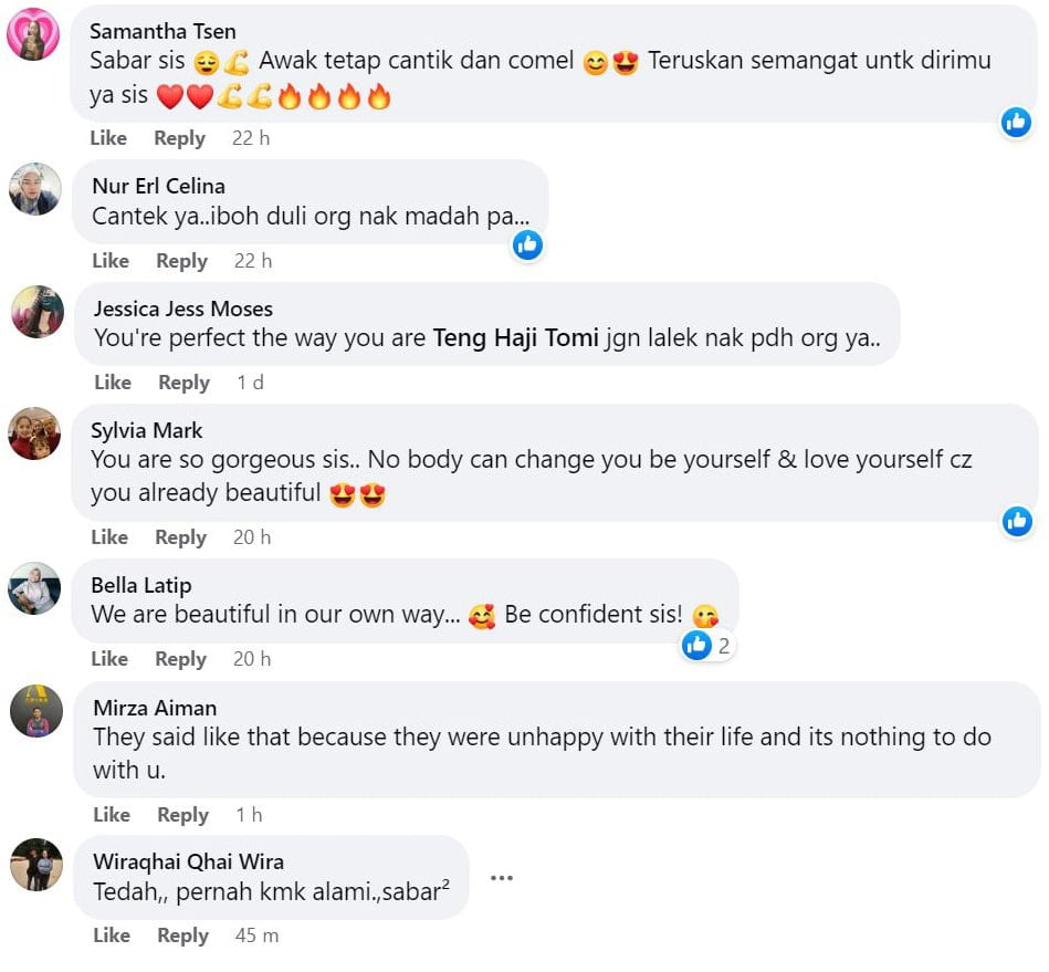Luah Kekecewaan Kena 'Body Shaming' Di Waterfront, Netizen Suntik Kata Semangat Buat Wanita Ini