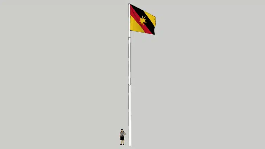 Telan Kos 30 Juta, MP Kuching 'Bantah' Idea Kerajaan Sarawak Mahu Bina Tiang Bendera Tertinggi