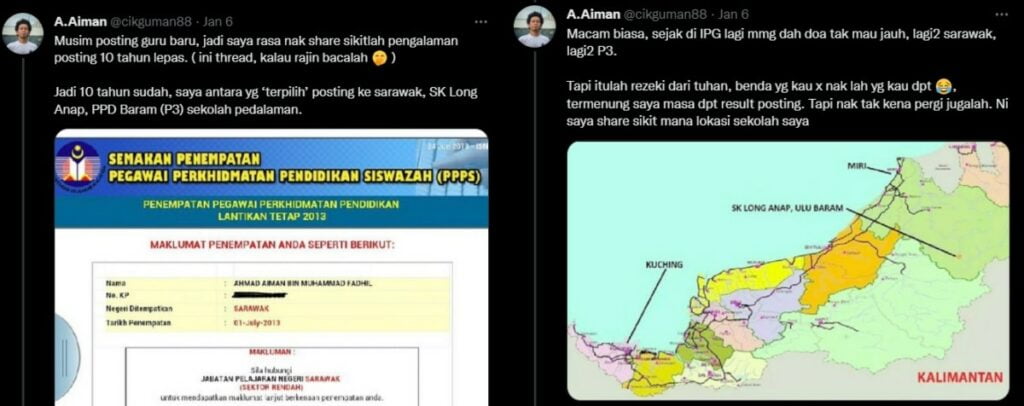 Dapat Posting Ke Baram, Cikgu Ini Ceritakan Pengalaman Mengajar Di Pedalaman Sarawak