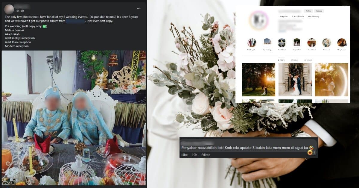3 Tahun Belum Terima Gambar Nikah, Wanita Ini Luah Rasa Kesal Terhadap Servis Fotografi Di Kuching