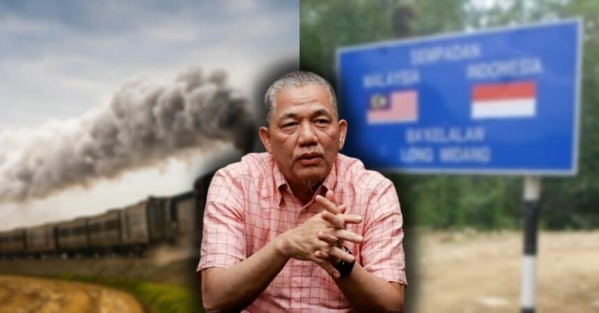 Fadillah Cadang Bina Laluan Kereta Api Di Sempadan Sarawak Hubungkan Indonesia