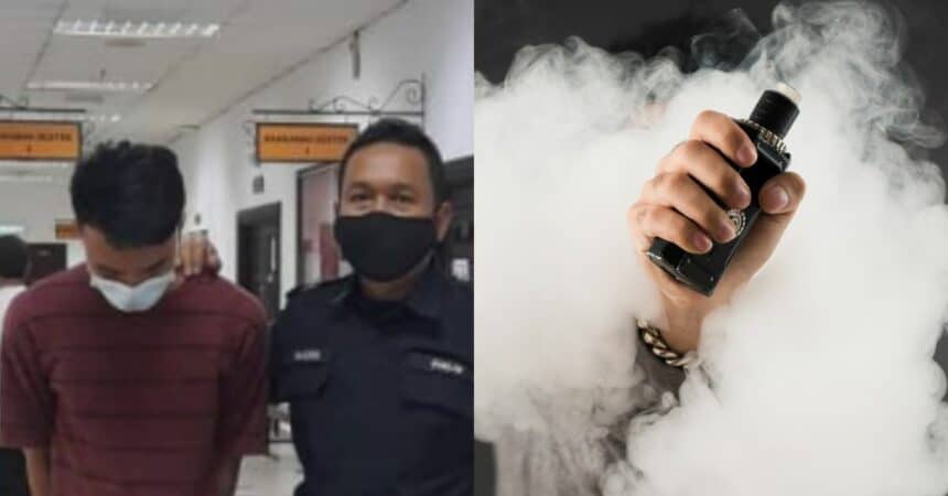 Tergamak Pukul Bapa Guna Vape, Penganggur Dipenjara Setahun Di Kuching