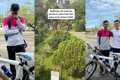 Hadiahkan Basikal Buat 'Panda Walker', Tiktoker Dermawan Dari Sabah Ini Terima Pujian Netizen