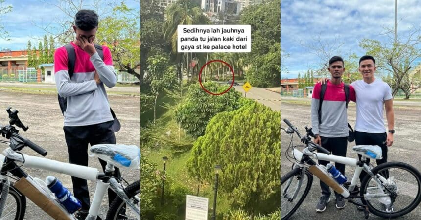 Hadiahkan Basikal Buat 'Panda Walker', Tiktoker Dermawan Dari Sabah Ini Terima Pujian Netizen