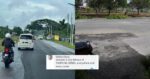 Kerja 'Semadi Nadai', Jalan Di Semerah Padi Diturap 'Macam Tampung Seribu' Jadi Bahan Jenaka Netizen