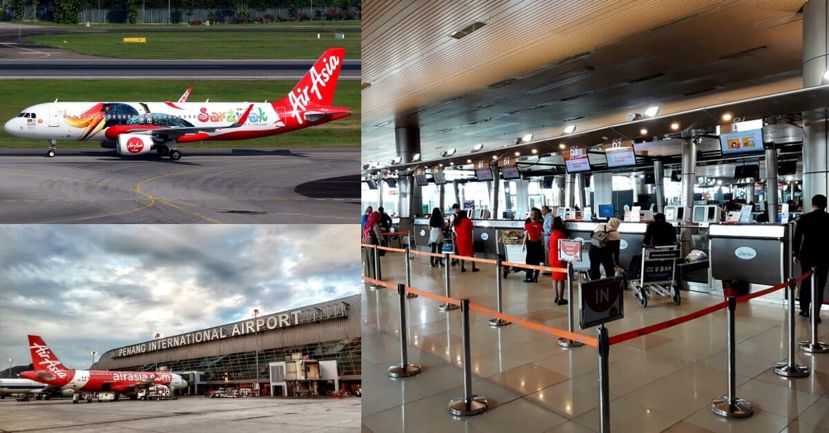 AirAsia Hentikan Penerbangan Terus Kuching- Penang Mulai Bulan Mac Ini