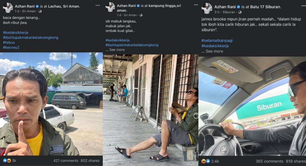'Ustaz Madi' Kongsi Gambar Jelajah Sarawak, Tapi Kapsyennya Buat Netizen Terhibur