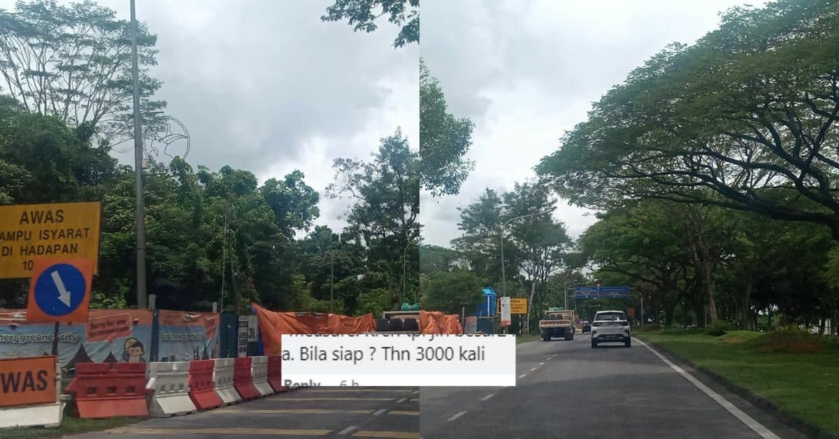 Bertahun Terabai, Netizen Kecewa Lihat Keadaan 'Projek Terbengkalai' Di Jalan Depo Kuching