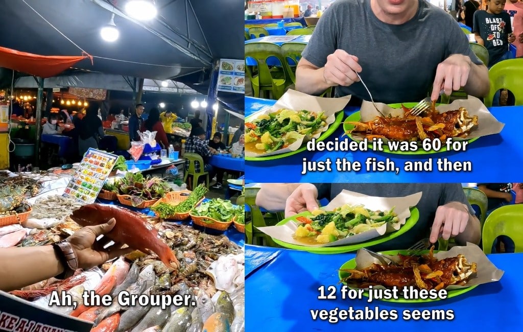 Dicas RM72 Untuk Ikan Dan Sayur, Netizen Dakwa Vlogger Dari UK Ini Ditipu Di Pasar Filipina Sabah