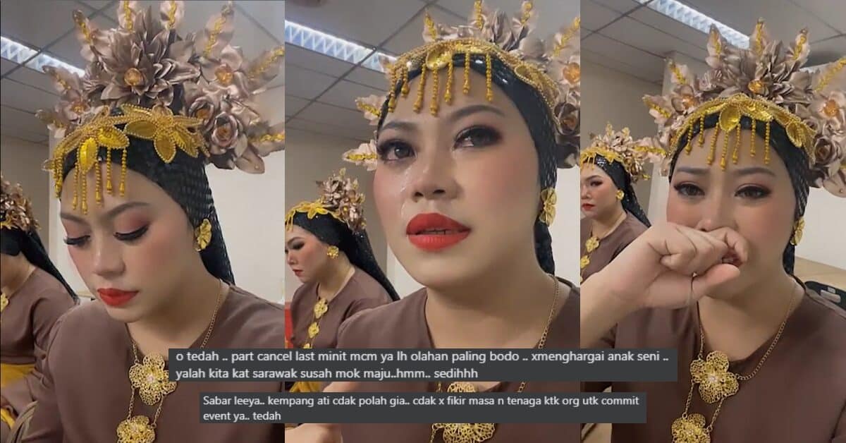 Dipaksa Batal Persembahan, Penari Terkilan Disingkir 'Last Minute' Di Stadium Perpaduan Kuching