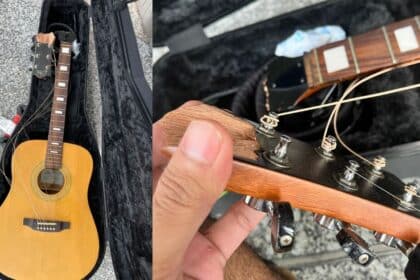Gitar 'Vintage' Patah, Band Dari Sarawak Ini Kecewa Dengan Kecuaian Syarikat Penerbangan Ini