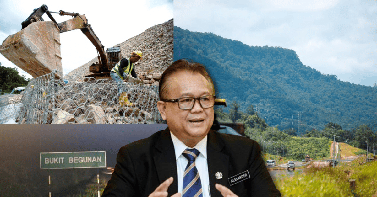Jalan Bukit Begunan Pan Borneo, Menteri Kerja Raya Beri Jaminan Siap November Ini