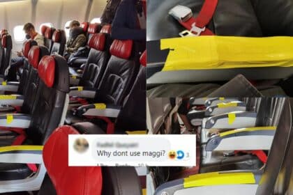 Kecoh Isu Tempat Duduk Penumpang Penuh Dengan Pelekat Kuning, Ini Penjelasan Air Asia