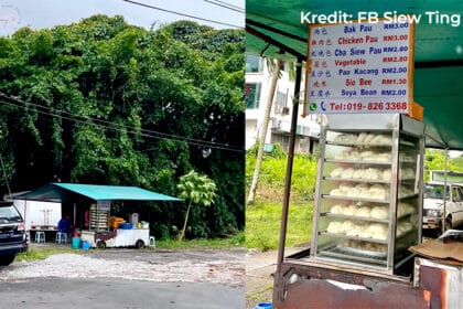 Macam Drive-Thru, Nikmati Soya Bean Fresh Dan Pau Dari Gerai Tepi Jalan Di Batu 4 Kuching Ini
