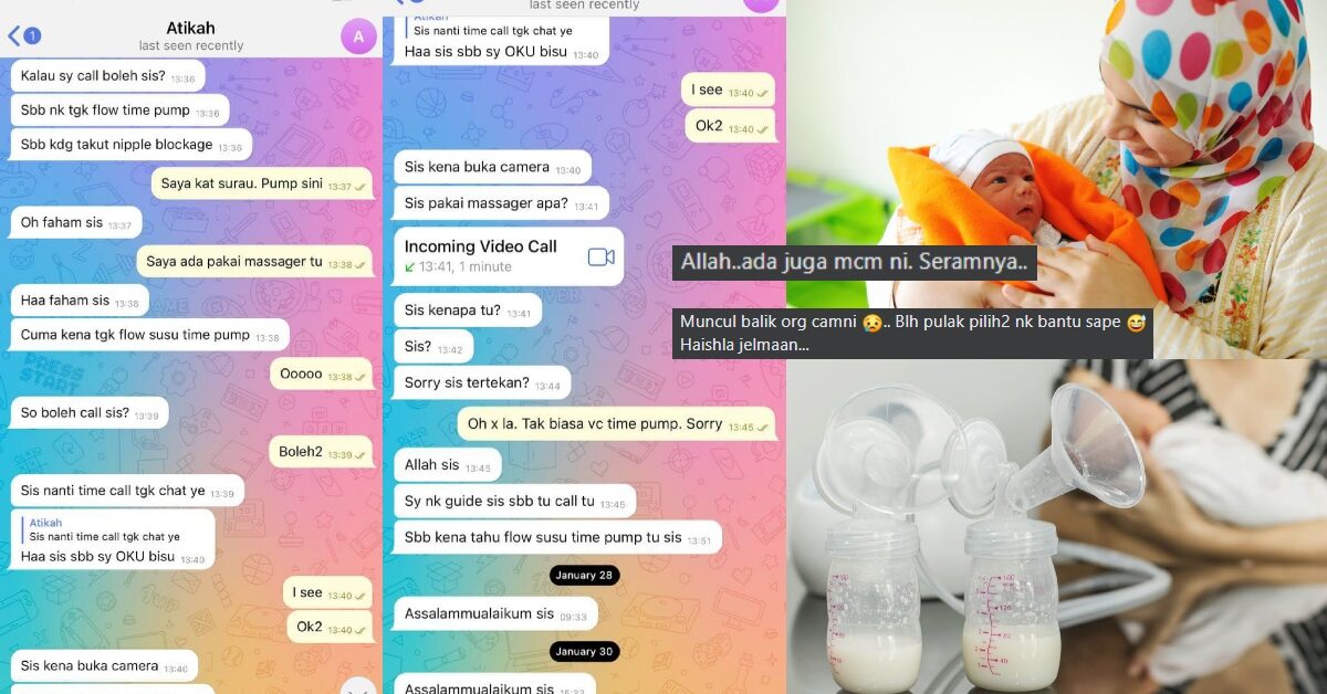 Kantoi Scammer Minta Video Ibu Breastfeed, Wanita Ini Gesa Orang Ramai Berhati-Hati