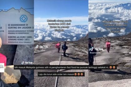 Sanggup Hantar Pesanan Sampai Ke Puncak Kinabalu, Abang Foodpanda Ini Raih Perhatian Netizen