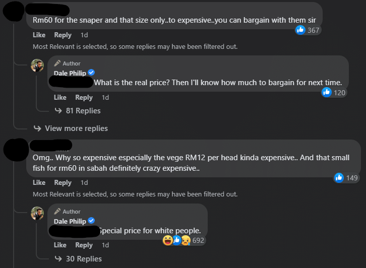 Dicas RM72 Untuk Ikan Dan Sayur, Netizen Dakwa Vlogger Dari UK Ini Ditipu Di Pasar Filipina Sabah