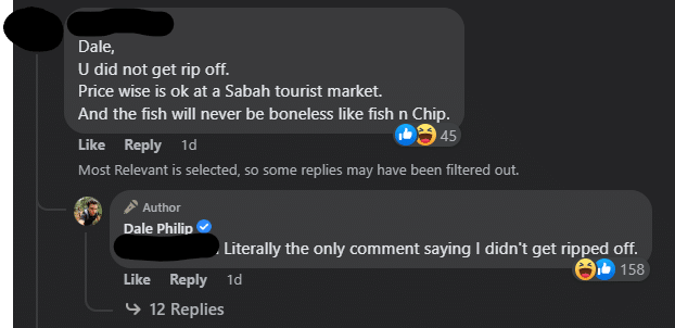 Dicas RM72 Untuk Ikan Dan Sayur, Netizen Dakwa Vlogger Dari UK Ini Ditipu Di Pasar Filipina Sabah