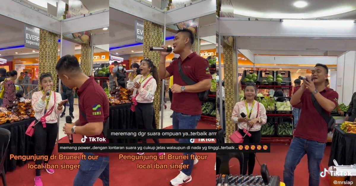 'Sebijik Macam Awie Dan Ziana Zain', Penyanyi Iban Dan Brunei Ini Raih Perhatian Netizen