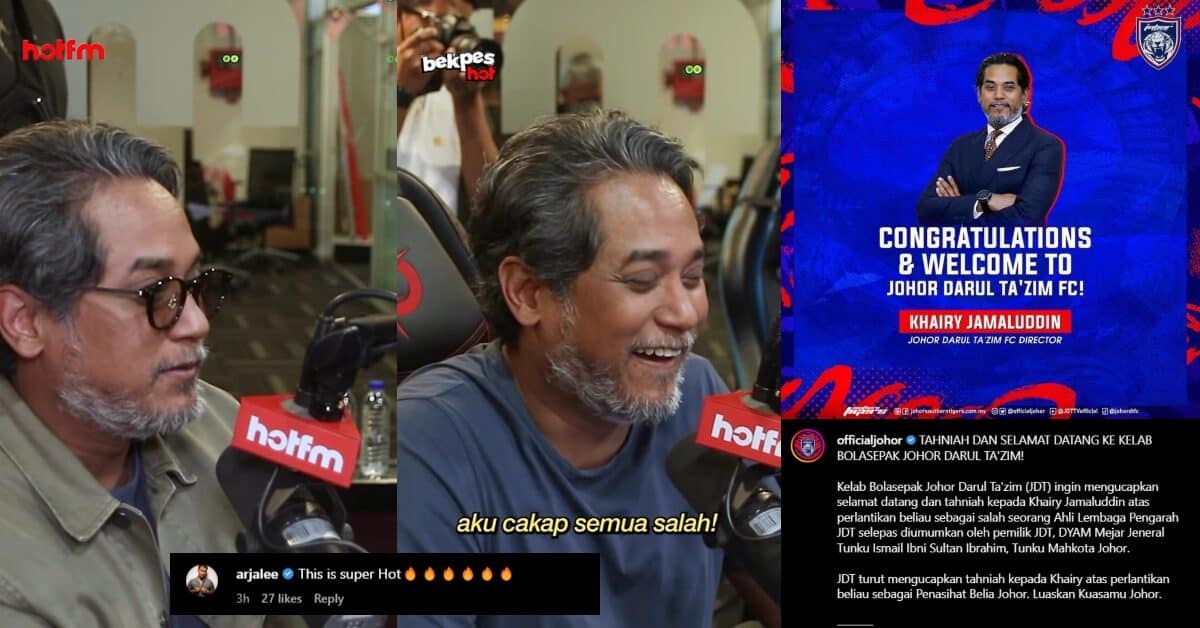 Selepas Sah Debut Sebagai DJ HotFM, KJ Kini Dilantik Jadi Pengarah Kelab Bola JDT