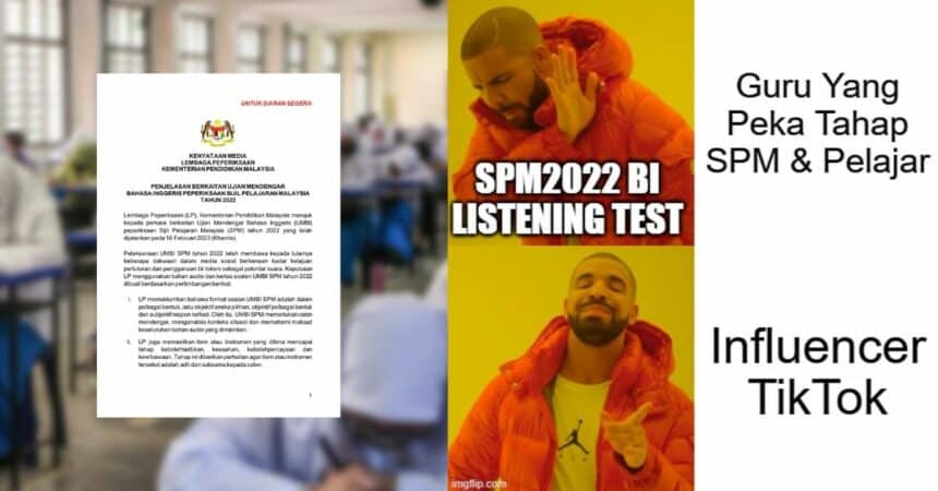 Tular Khidmat TikTokers Digunakan Untuk Audio SPM, Lembaga KPM Tampil Menafikan Dakwaan
