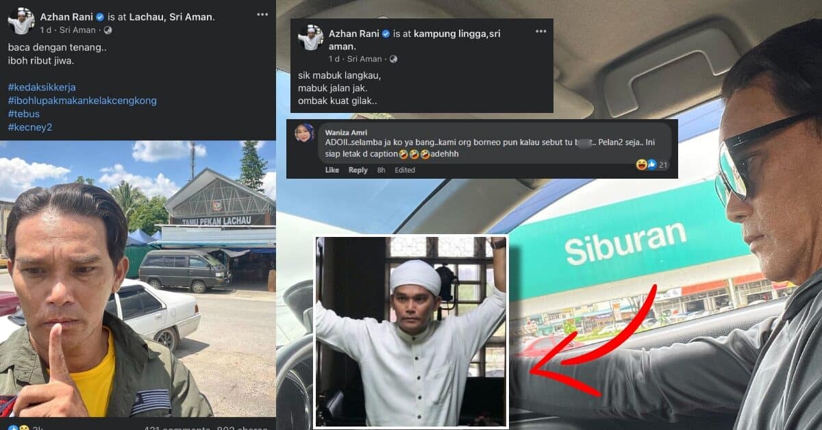 'Ustaz Madi' Kongsi Gambar Jelajah Sarawak, Tapi Kapsyennya Buat Netizen Terhibur