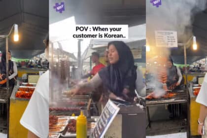 Wanita Dari Sabah Bercakap Bahasa Korea Dengan Pelanggan Korea, Netizen Kagum Dengan Kefasihannya