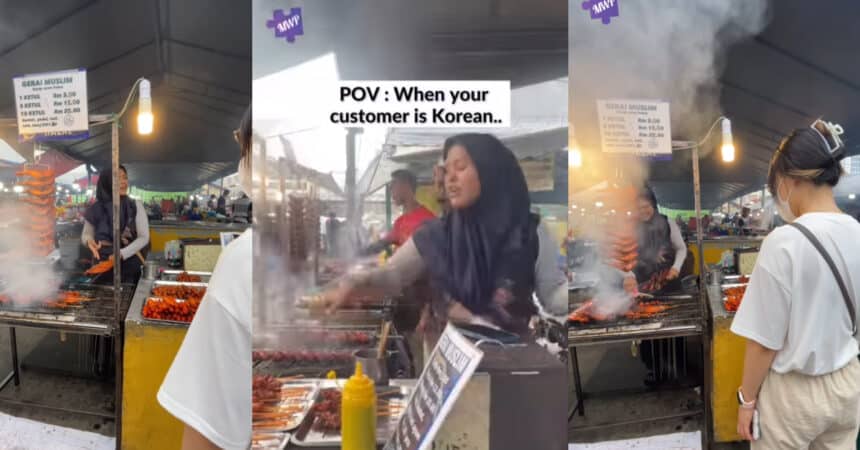 Wanita Dari Sabah Bercakap Bahasa Korea Dengan Pelanggan Korea, Netizen Kagum Dengan Kefasihannya