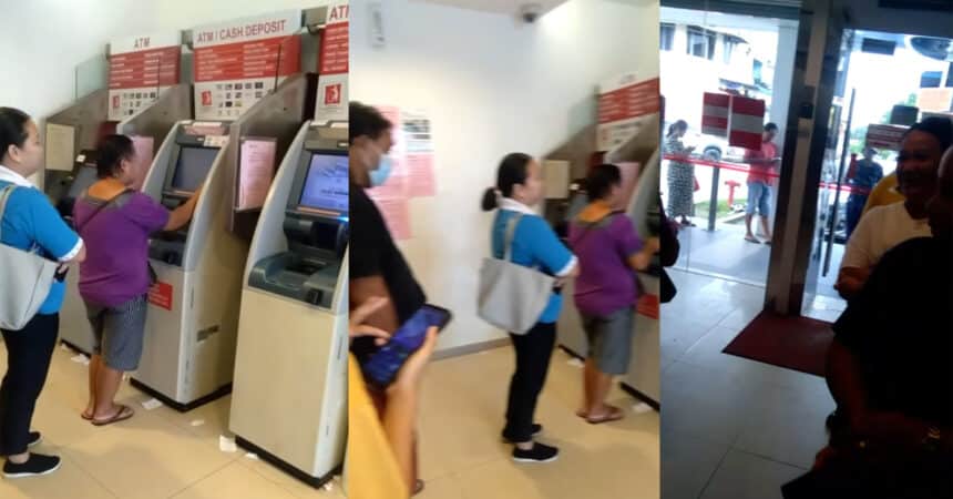 Cuma Satu Bank Sahaja, Warga Batu Niah Berang Hampir Kesemua ATM Di Bank Ini Tiada Wang
