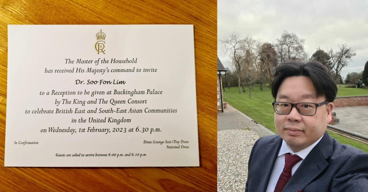 'Tak Pernah Saya Bayangkan Ini,' Doktor Kelahiran Kuching Terima Jemputan Ke Istana Buckingham