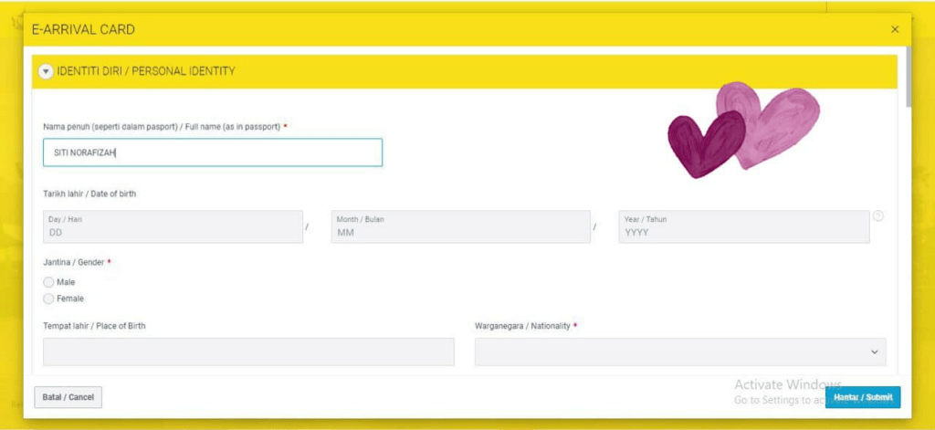 Berkunjung Ke Brunei Anda Wajib Isi Ini, Berikut Adalah Garis Panduan Untuk Anda Daftar E-Arrival Card