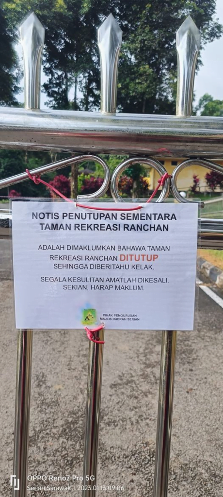 Port Air Terjun Di Serian, Taman Rekreasi Ranchan Kini Sudah Dibuka Buat Orang Ramai
