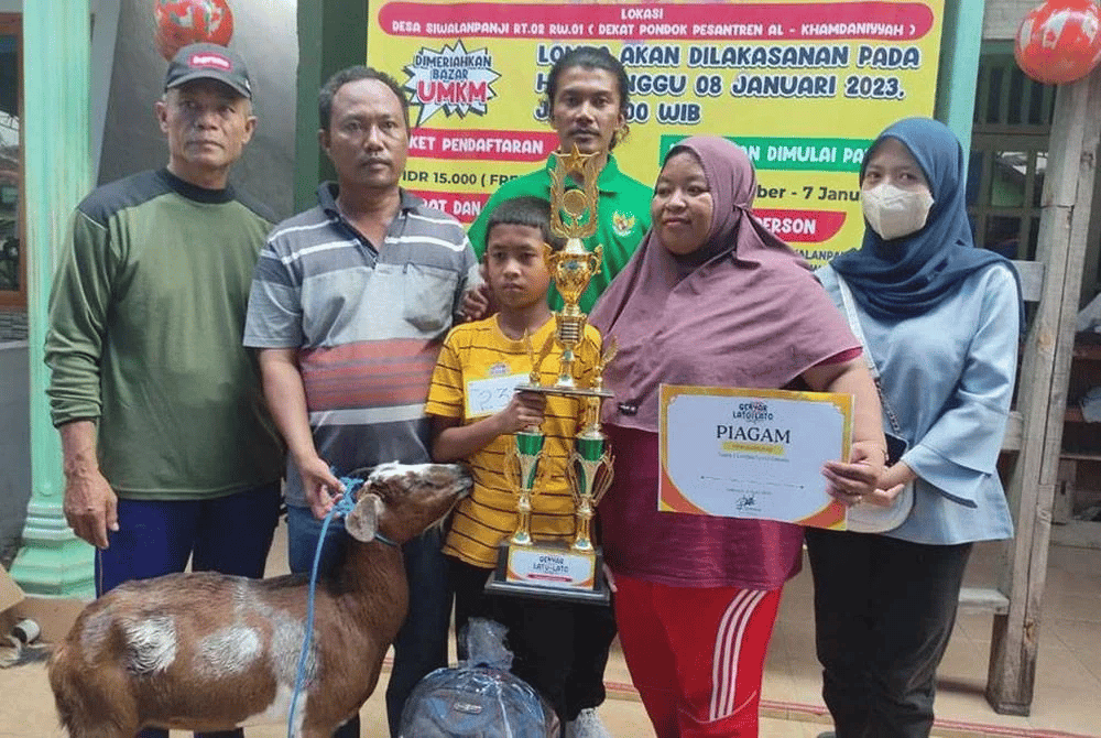 Juara Main Lato-Lato 2 Jam Tanpa Henti, Kanak-Kanak Dari Indonesia Ini Dihadiahkan Kambing